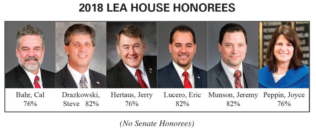2018 LEA Honorees