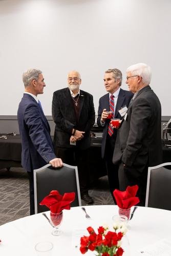Speaker and friends
