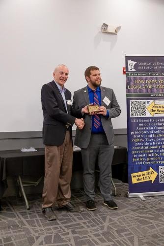 Sen Lieske gets award